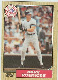 1987 Topps Baseball Cards      683     Gary Roenicke
